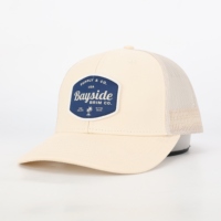 Gorra deportiva de algodón clásica personalizada con parche tejido, gorro de malla hecho de poliéster para uso en pesca de rendimiento informal al aire libre