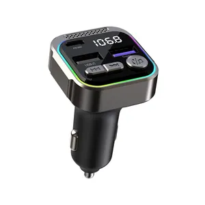 Xe mới Bluetooth FM Transmitter pd30w sạc nhanh 3D lập thể âm thanh chất lượng xe MP3 máy nghe nhạc FM Transmitter đài phát thanh cho xe hơi