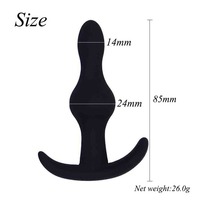 Weicher Silikon-Analplug Butt Plug Analkugeln