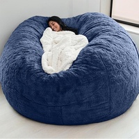 Sofá Cama Gigante de Terciopelo Puf con Funda Extraíble, Diseño Moderno para Salas de Estar de Apartamentos y Hoteles