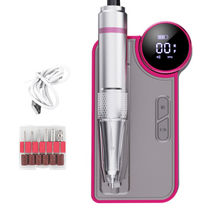 Polisseuse à <span class=keywords><strong>ongles</strong></span> portable haute vitesse 35000 tr/min - Machine professionnelle avec fiches USB/US/UK, limes à carbure robustes pour <span class=keywords><strong>manucure</strong></span> - Product Image 2