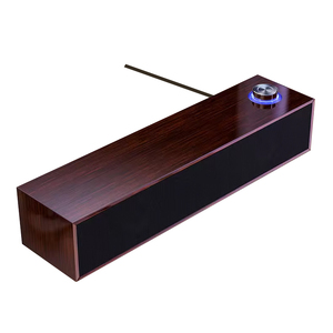 Loa bluetooth có dây thời trang với loa siêu trầm, thiết kế bằng gỗ dài, thích hợp cho âm nhạc máy tính và chơi game, Soundbar để bàn. - Product Image 1