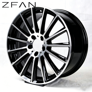 Jantes en alliage forgé ZFAN 17-19 pouces 5x112 en aluminium 6061-T6 poli à rayons multiples de luxe pour Audi <span class=keywords><strong>Mercedes</strong></span> - Product Image 1