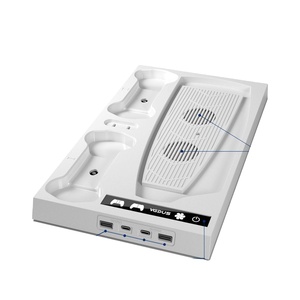 Gepaide 5 Stand Fast <span class=keywords><strong>Controller</strong></span> Charger PS5 Edición digital/Ultra HD Consola Ventilador de refrigeración Estación de carga rápida con cable - Product Image 2