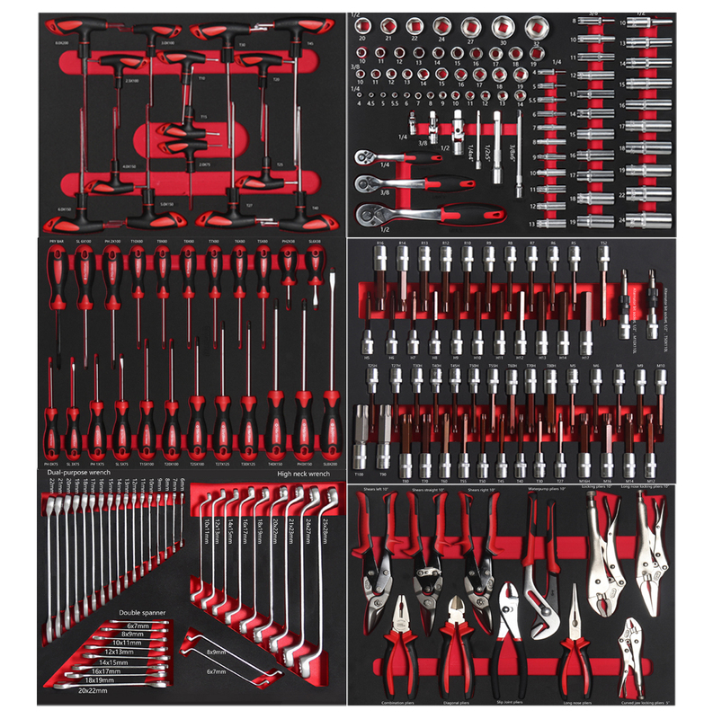 226 Pcs Pro CRV Tools Sets