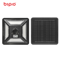 Lampe solaire de jardin à haute luminosité 12W IP65, étanche, LED, pour extérieur, avec boîtier en ABS, pour patio, allée, cour