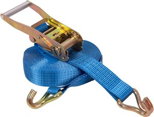 2 pouces 5000kg 10m Longueur d'arrimage à cliquet <span class=keywords><strong>PES</strong></span> personnalisé avec double crochet en J - Product Image 2