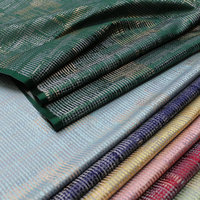 Tissu Jacquard Écologique Occultant Double Face pour Vêtements Hommes et Filles, Brocart Damassé Occultant