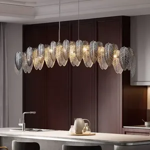 Lampes de plafond à motif <span class=keywords><strong>plume</strong></span>, décoration intérieure, lustre, luminaires suspendus pour salle à manger, éclairage intérieur - Product Image 3