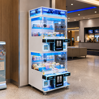 LECHUANG Distributeur automatique de cadeaux en métal, machine à récompenses, équipement d'arcade et de divertissement pour supermarchés, parcs de loisirs familiaux et magasins de jeux