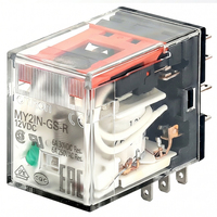 Relais de contrôle industriel MY2IN-GS-R pour l'automatisation PLC, le contrôle moteur, l'isolation de signal et le commutation d'alimentation dans les armoires de commande