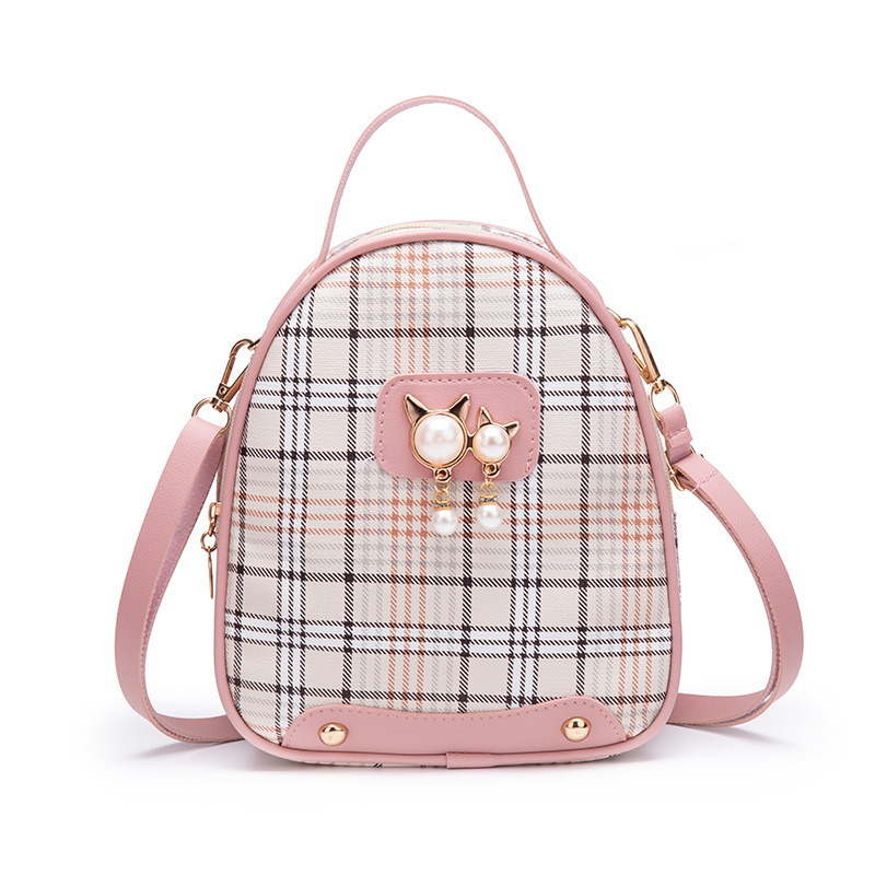 2023 Plaid Striped Shoulder Bag PU