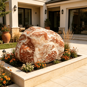 Pierre de paysage en granit naturel, moderne, décorative et durable, pour jardin extérieur, élément de jardin vertical pour lac, hôtel, villa - Product Image 3