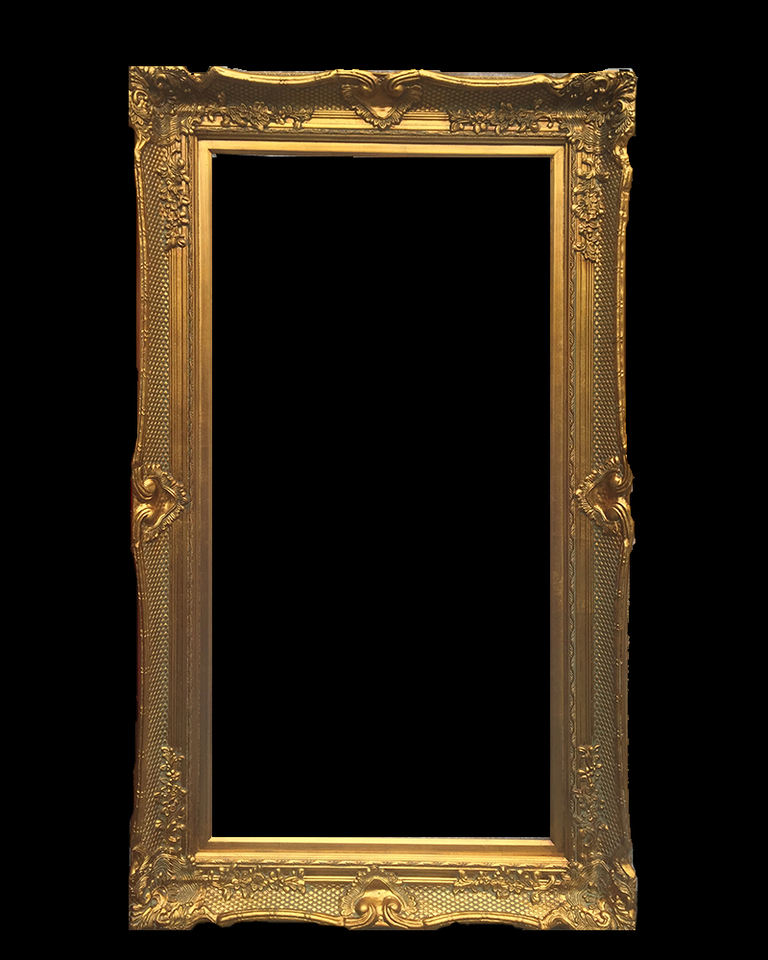 96# Antique Silver Ornate Wooden Frame Square Vintage Wood Picture ...