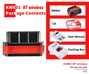 <span class=keywords><strong>KONNWEI</strong></span> Original de fábrica KW901 para Bluetooth 5,0 <span class=keywords><strong>OBD2</strong></span> ELM327 adaptador V1.5 IC25K80Chip escáner de diagnóstico para todos los analizadores de motor - Product Image 6