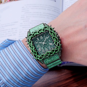 <span class=keywords><strong>2026</strong></span> Nieuw Heren Vierkant Horloge Luxe Hip Hop Iced Out Diamant Waterdicht Quartz Polshorloge Mode Heren Cadeauhorloge - Product Image 3