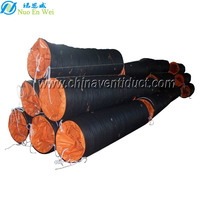100mm-1500mm Ignifuge Pression Négative Flexible Ventilation Conduit d'air Climatisation Pvc Conduit pour le Stockage des Grains