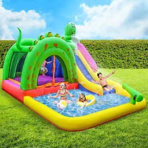 Toboggan aquatique gonflable drôle <span class=keywords><strong>de</strong></span> maison <span class=keywords><strong>de</strong></span> bulle d'Oxford avec la piscine pour des enfants - Product Image 6