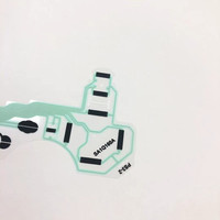 Circuit imprimé SYYTECH SA1Q160A, film conducteur pour la réparation et le remplacement de la manette PS3