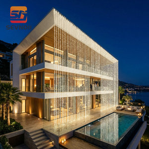 <span class=keywords><strong>Luces</strong></span> LED de Cortina Resistentes a Bajas Temperaturas, IP65 Impermeables, <span class=keywords><strong>Guirnaldas</strong></span> de <span class=keywords><strong>Luces</strong></span> para Exteriores, Decoración de Edificios para Festivales - Product Image 4