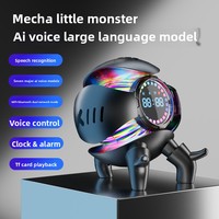 Nouveau haut-parleur intelligent AI DeepSeek 2026 avec application Wi-Fi, batterie au lithium pour bureau, petit monstre méca