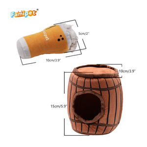 Famipet Bán Buôn Thùng Bia Đồ Chơi Thú Cưng Nhồi Bông Mềm Mại Thiết Kế Ngộ Nghĩnh Bộ Đồ Chơi Cho Chó Kêu - Product Image 2