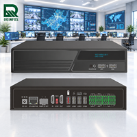 Encodeur-Décodeur KVM Distribué 4K60Hz Tout-en-un avec Relais E/S RS232 RS485 et Transmission de Données via Clé USB pour Salle de Contrôle