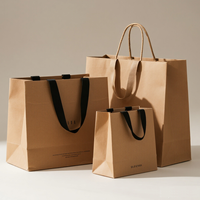 Fabricant de sacs en papier kraft brun de luxe en gros pour boîte-cadeau de truffes au chocolat