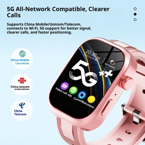 H01 Thêm lớn nhựa <span class=keywords><strong>OLED</strong></span> màn hình cảm ứng không thấm nước IP68 IOS trẻ em Điện thoại đồng hồ 3 năm tuổi thọ pin thanh toán kép bằng giọng nói - Product Image 2