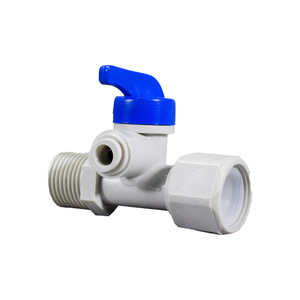 Robinet à bille à trois voies intégré avec raccord fileté 1/2 pouce pour purificateur d'eau, pression de fonctionnement 100 PSI - Product Image 4