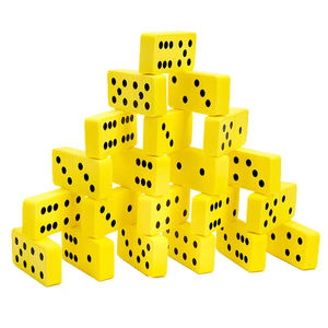 Jeu de dominos - Jouet de jardin en mousse EVA, adapté aux enfants et aux adultes - Peut être joué à l'intérieur et à l'extérieur - Product Image 1