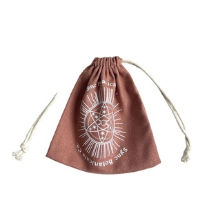 Eco Friendly Small Cotton Linen Gift <b>Bag</b> for Rings Necklaces Bracelets Packaging - Product Image 6
