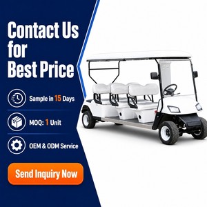 Carrito de Golf de Gasolina para 6 Pasajeros, Motor GY6 de 300 CC, con Asientos de Cuero PU, Colores Personalizados, Fabricación OEM/ODM - Product Image 6