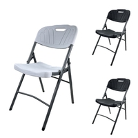 Chaise en plastique pliante extérieure légère Style moderne multifonctionnel pour l'utilisation d'hôtel de cuisine de jardin de parc de plage