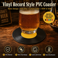 Sous-verres en PVC souple personnalisés à bas prix, sous-verres promotionnels pour boissons, cadeau publicitaire pour bar, restaurant, maison, table