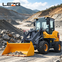 Chargeuse sur pneus hydraulique diesel 4x4 de 3 tonnes pour terrains accidentés, avec divers accessoires optionnels pour les travaux de construction et d'ingénierie routière