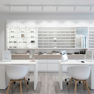 Meubles de présentation pour magasin d'optique de luxe et moderne |   Supports pour lunettes écologiques au design personnalisable |   Design d'intérieur - Product Image 1