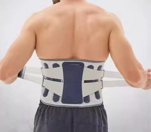 FSPG Faja Lumbar Ajustable de Talla Única con Doble Tirante, Soporte de Acero Transpirable para Espalda Baja y Cintura - Product Image 2