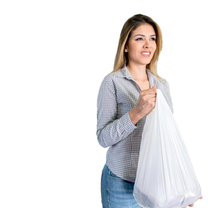 Rollo de Bolsas de Basura Negras de HDPE - 100 Unidades, Bolsas de Basura Resistentes para Cocina, Venta al por Mayor - Product Image 3