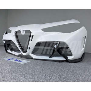 Parachoques Delantero Estilo GTAM para Alfa Romeo Giulia Kit de Carrocería en Fibra de Carbono - Product Image 5