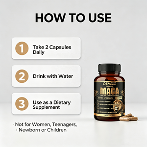 Capsules de Maca 8050mg Force Maximale Soutien Énergétique Masculin Santé Reproductive Performance Humeur 60 Comprimés Complément Alimentaire - Product Image 5