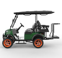 Voiturette de golf électrique robuste en gros avec batterie longue durée, chariot de golf 4 places pour le transport dans les clubs de golf, les hôtels et les campus