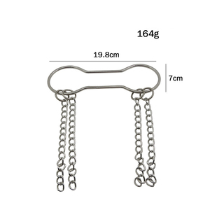 BrilliantMagic Chain Shackle Escape Handcuff : Superbes tours <span class=keywords><strong>de</strong></span> <span class=keywords><strong>magie</strong></span>, menottes d'évasion argentées, accessoires <span class=keywords><strong>de</strong></span> scène <span class=keywords><strong>de</strong></span> <span class=keywords><strong>magie</strong></span> - Product Image 3