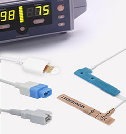 Capteurs de surveillance de la saturation en oxygène (SpO2) jetables, sondes SpO2 de 0,9 m pour adultes/nouveau-nés, compatibles avec les capteurs SpO2 Masimo. - Product Image 3