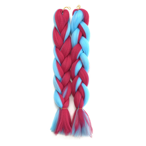 <span class=keywords><strong>Trecce</strong></span> Sintetiche Ombré da 24 Pollici, Colore Caramella, Pre-Stirate, Vendita all'Ingrosso, Estensioni per <span class=keywords><strong>Capelli</strong></span> Jumbo, <span class=keywords><strong>Trecce</strong></span> Yaki - Product Image 5