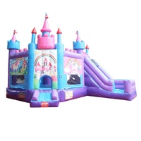 Toboggan gonflable 5-en-1 Combo gonflable Jump House Combo Obstacle Bouncer Commercial Moonwalk Jumper Slide Bouncers