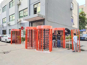 Tự Động Chiều Cao Đầy Đủ Lối Vào Cửa Quay Cổng Với Máy Quét Nhận Diện Khuôn Mặt Hệ Thống Kiểm Soát Truy Cập RFID - Product Image 6