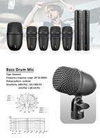 DM7 Drum Instrument Microphone pour la scène et les instruments de musique