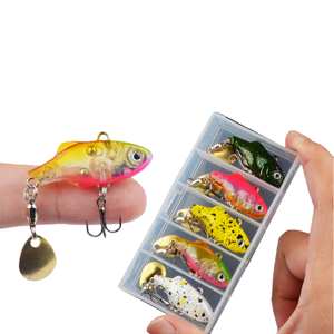 Sneda เหยื่อสปินเนอร์ VIB พลาสติกพิมพ์ลายเหยื่อแข็งสำหรับตกปลาในน้ำทุกระดับเบสแมนดาริน<span class=keywords><strong>ปลา</strong></span>แม่น้ำทะเลสาบลำธาร - Product Image 2