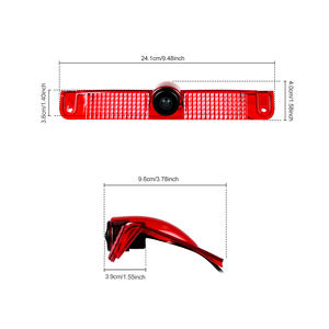 Podofo pour Chevy Express Van 2003-2017/GMC <span class=keywords><strong>Savana</strong></span> Van 2003-2017 étanche voiture vue arrière caméra de recul feu stop Vision nocturne - Product Image 5